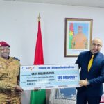 CIMAF Burkina Faso : Un acte de solidarité exemplaire avec un don de 1 000 tonnes de ciment (d´une valeur 100 millions de francs CFA) au ministère de l’Action humanitaire et de la Solidarité nationale