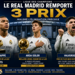 Ligue des champions : éliminé, le Real Madrid sauve l’honneur par trois distinctions individuelles