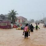 Ghana : 18 morts et 58 bâtiments effondrés après de violentes inondations